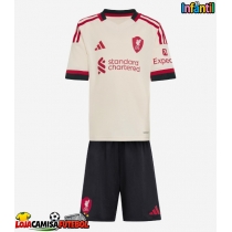 Camisa de Futebol Liverpool Alexander Isak #9 Equipamento Secundário Infantil 2025-26 Manga Curta (+ Calças curtas)
